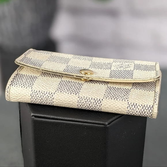 Louis Vuitton Damier Azur Multicles 6 Key Case wallet LV AUTHENTIC *FIRM PRICE* - Picture 4 of 16